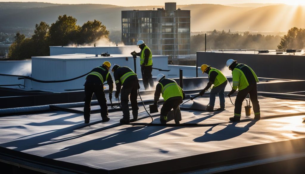 Dakbedekking bitumen