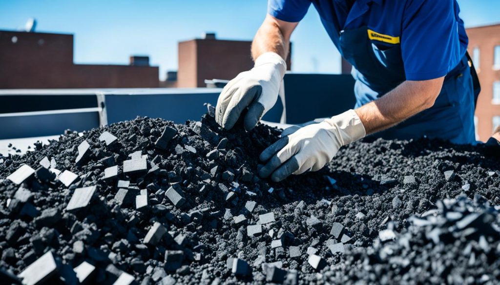 Dakbedekking bitumen