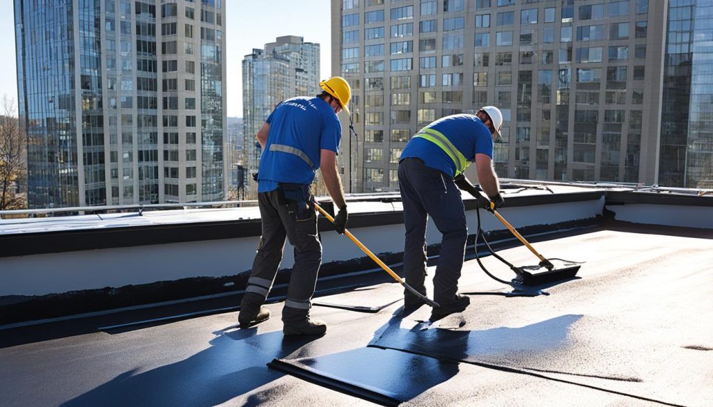 Dakbedekking bitumen