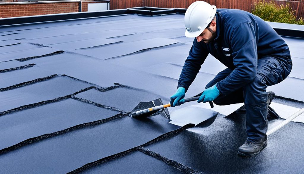 Dakbedekking bitumen