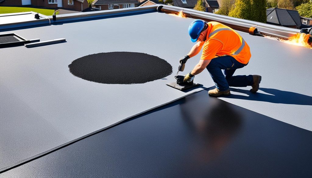 Dakbedekking bitumen