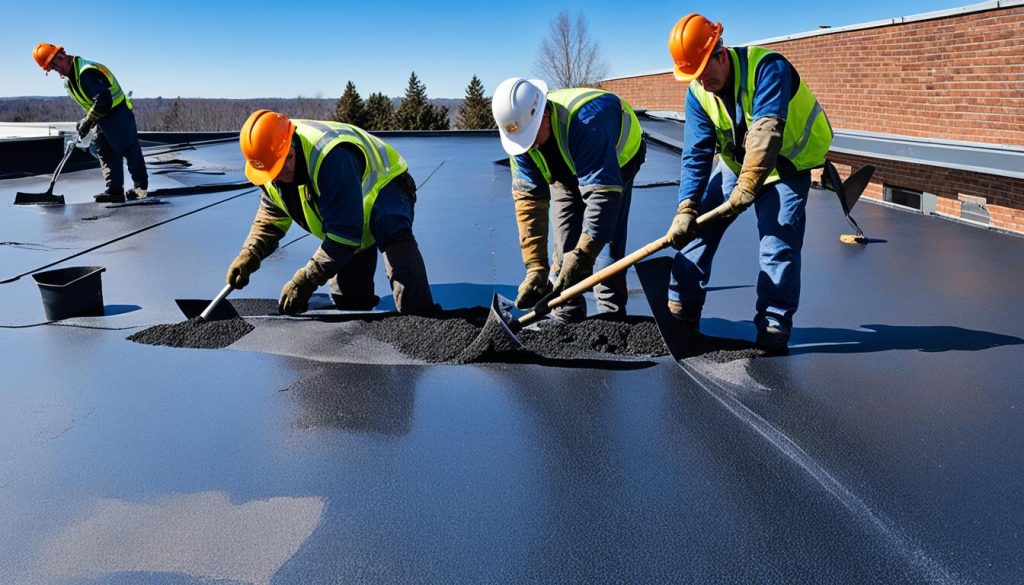 Dakbedekking bitumen