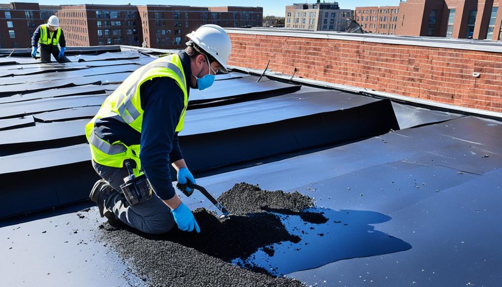 Dakbedekking bitumen