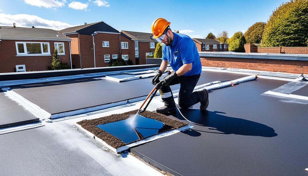 Dakbedekking bitumen