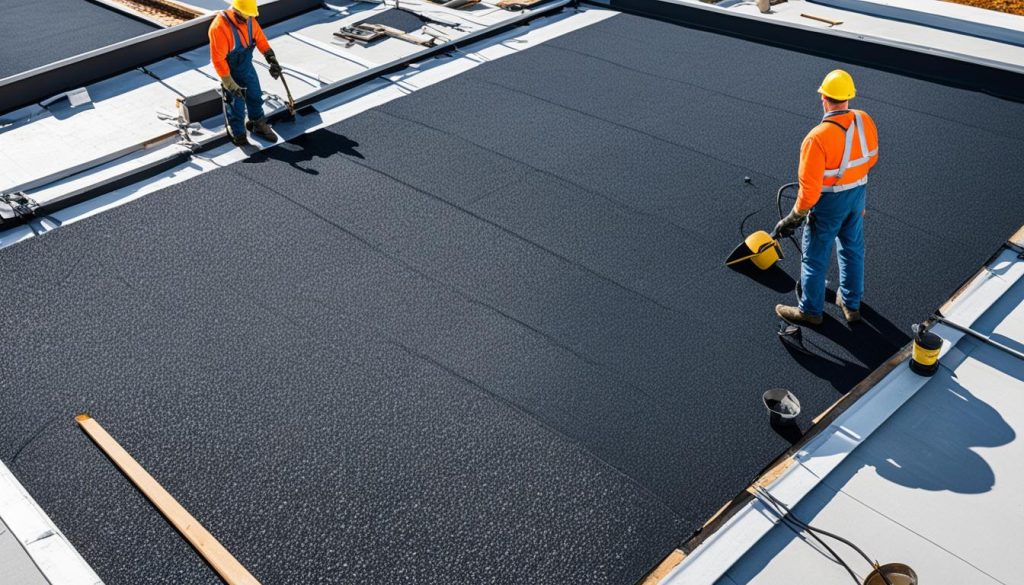 Dakbedekking bitumen