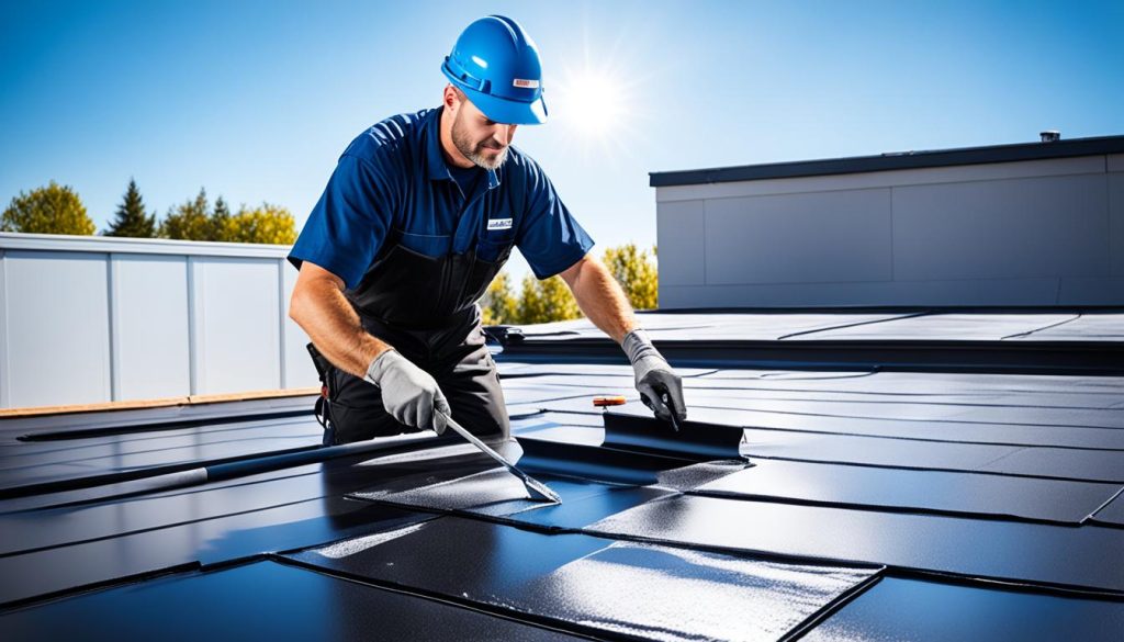 Dakbedekking bitumen