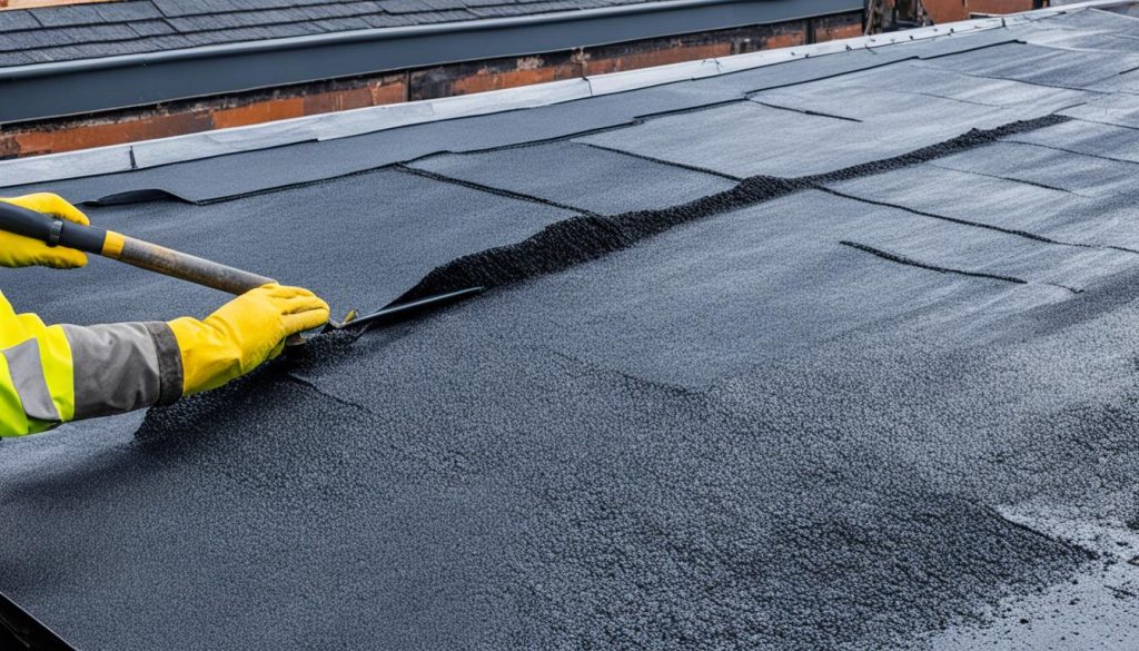 Dakbedekking bitumen