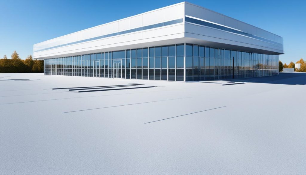 witte bitumen dakbedekking